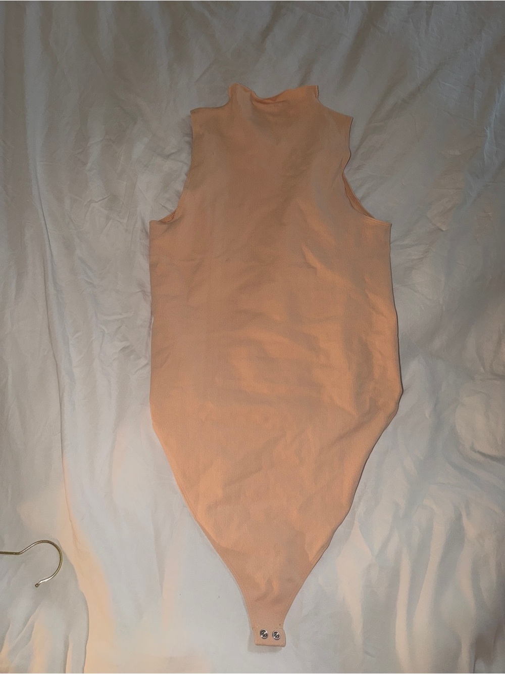Fabletics Peach Sleeveless One-Piece Bodysuit